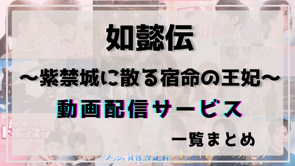 如懿伝,配信,ネットフリックス